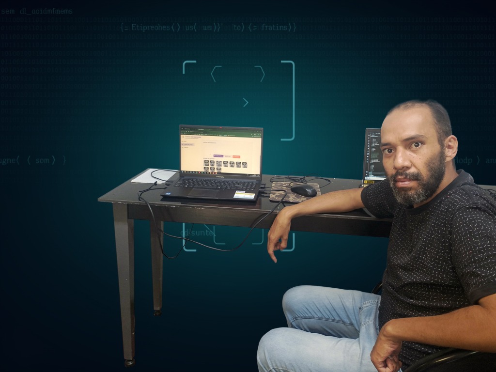 Maroczy Anderssen Robledo Gonzales at his software development workstation